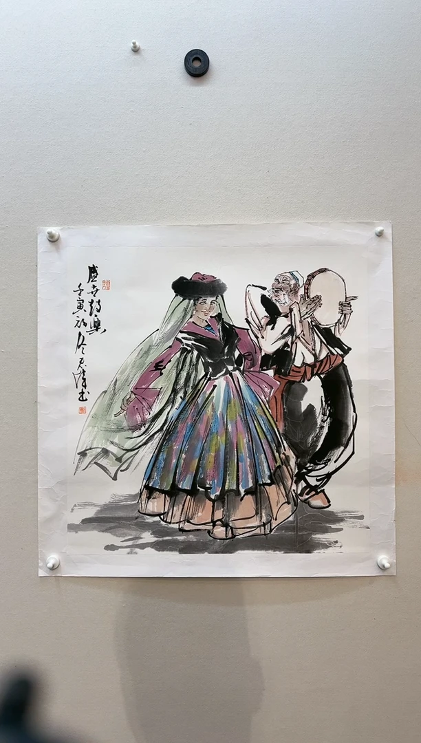 【闪购商品】国画绘画作品4平尺人物