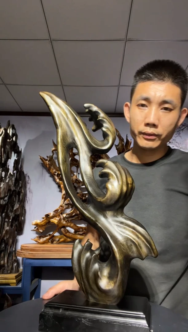 金丝楠木雕款用****4金丝楠木工艺品摆件