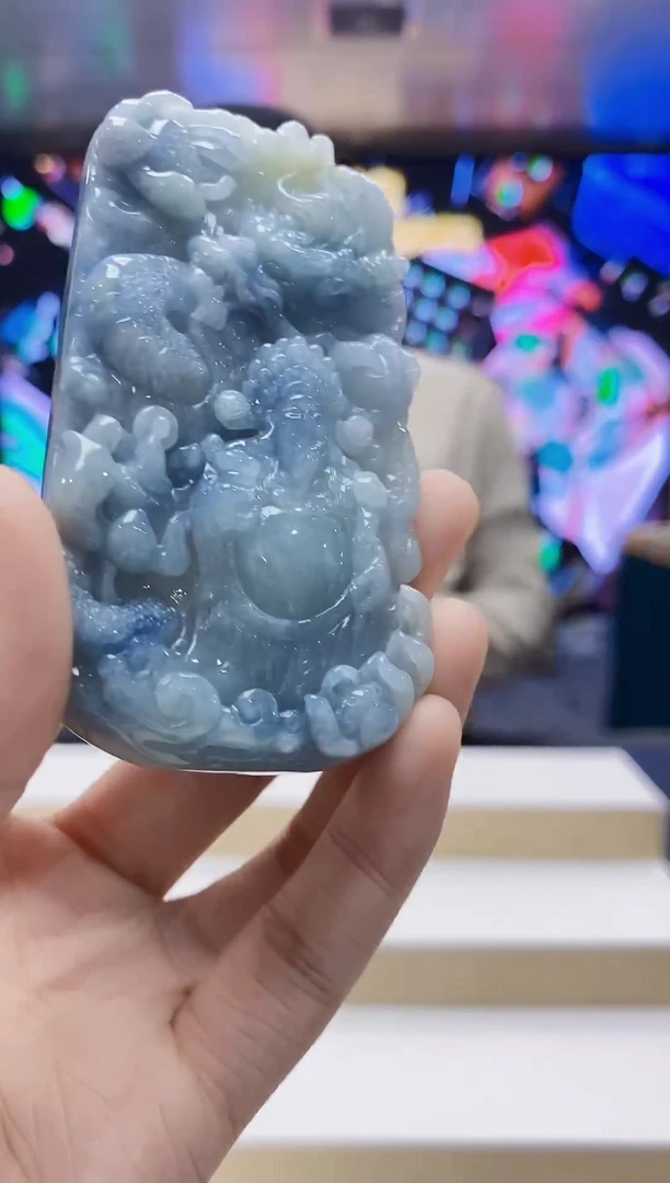 未镶嵌定制翡翠-毛货挂件16