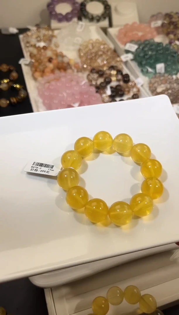 未镶嵌手链萤石多样性发一Q4吸金17mm