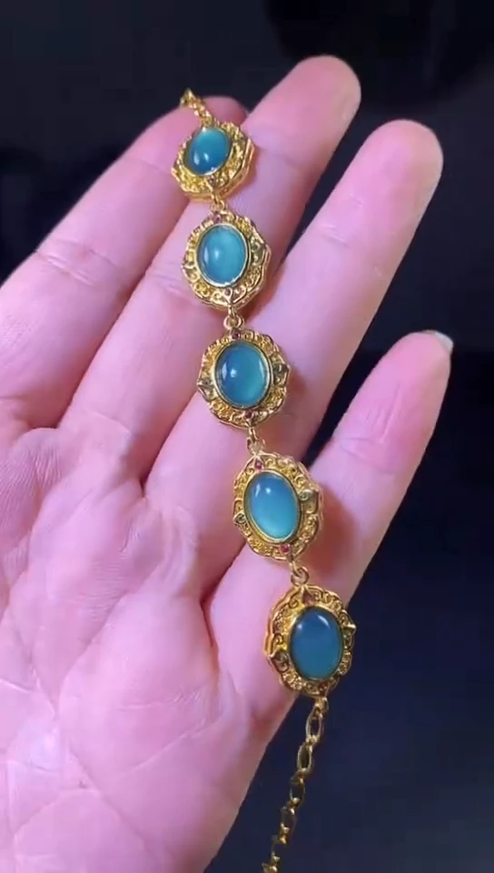 【闪购商品】翡翠颈饰合金翡翠手链