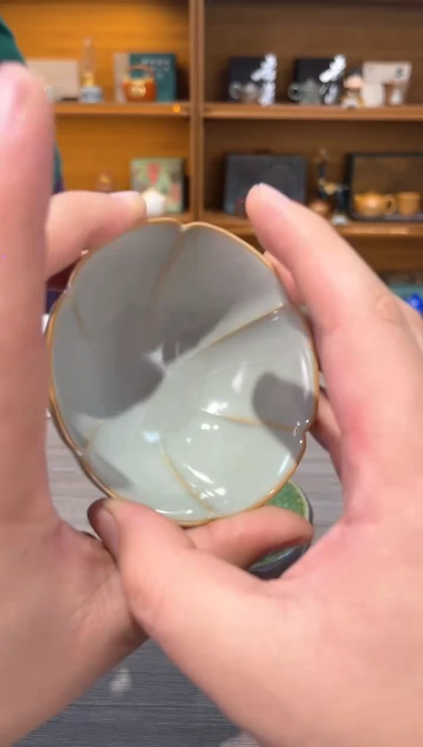 【闪购商品】青六瓣杯茶具茶具