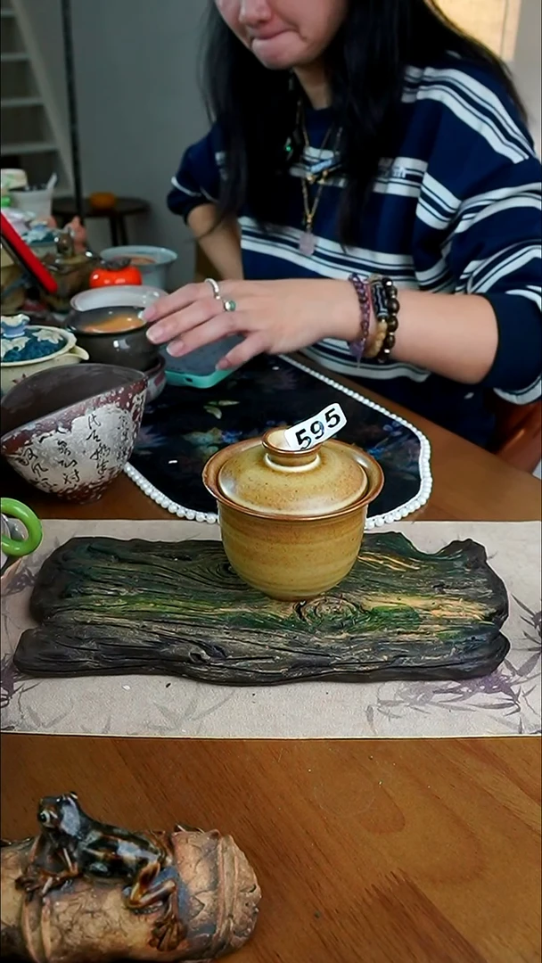 茶瓷物语柴烧茶壶595