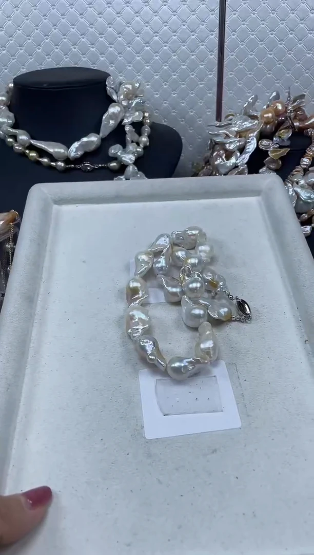 淡水珍珠未镶嵌项链【纯恬珍珠】