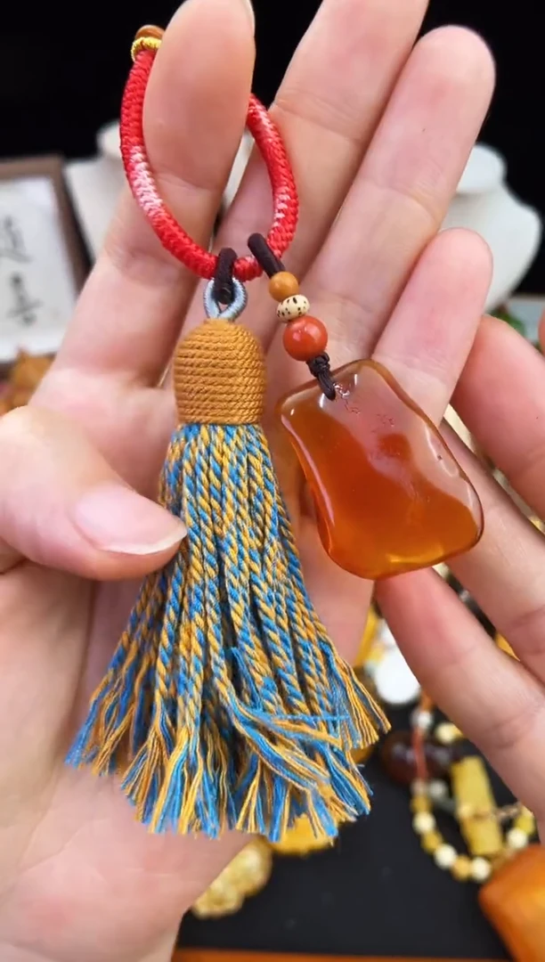 琥珀未镶嵌珠宝奇石柒月