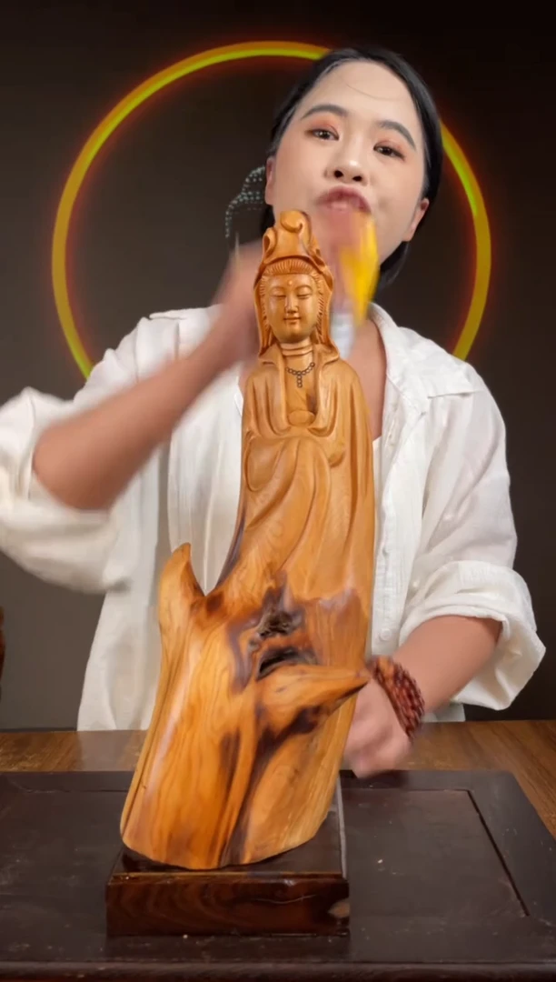 柏木（崖柏）手工摆件,先抢先得! 编号:164