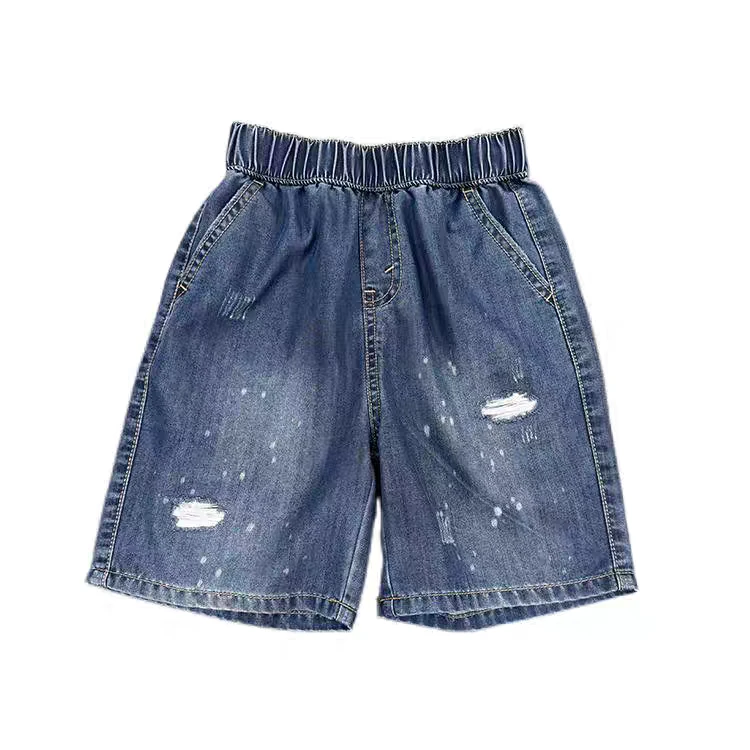 Levi's李维斯儿童装夏季裤子运动时尚舒适休闲牛仔短裤 LV2522236