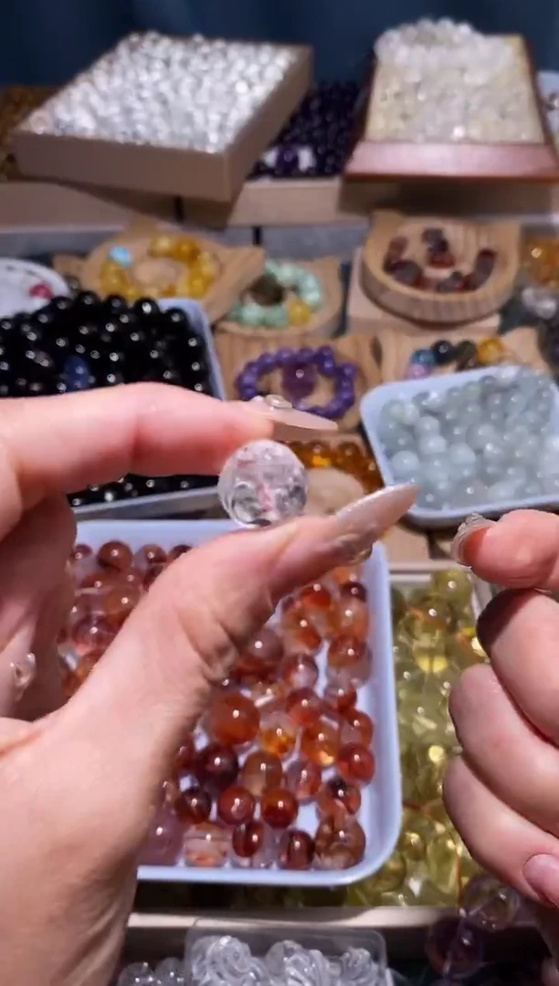 未镶嵌手串水晶白水晶凤九卡约卡13一颗