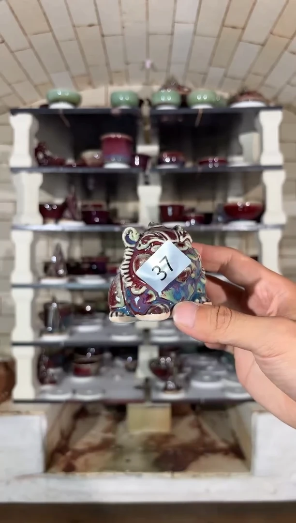 摆件精品窑变钧瓷茶器
