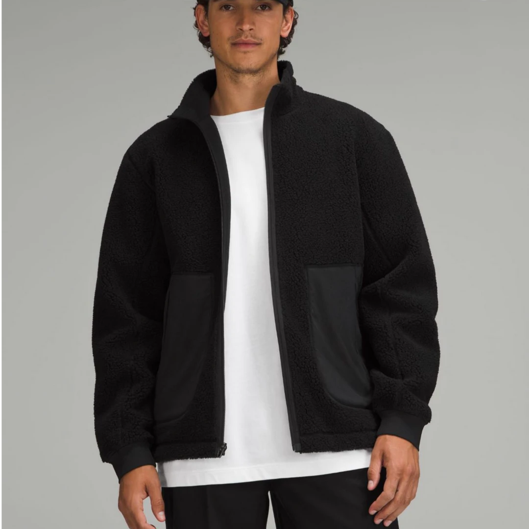lululemon High Pile Fleece Full-Zip Jacket 拼接夹克