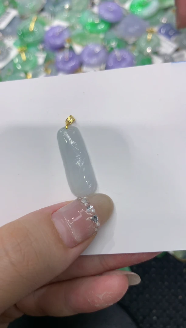 【闪购商品】翡翠颈饰18K金镶嵌222222222