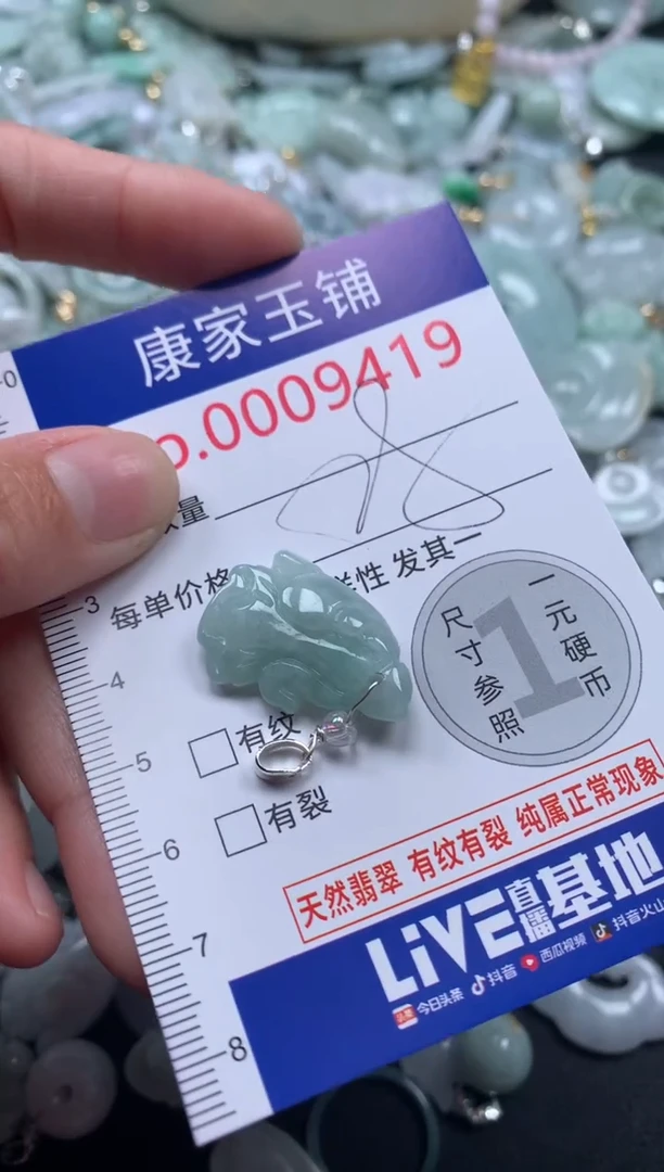 颈饰未镶嵌翡翠9419