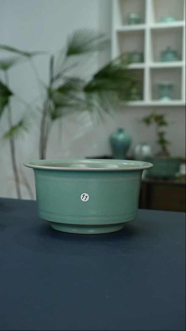 瓷片11号仿古釉马蹄洗17.1口径一级品    洁