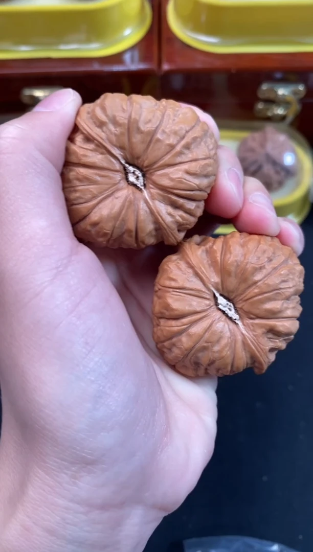 把件文玩核桃南瓜墩43尺s892