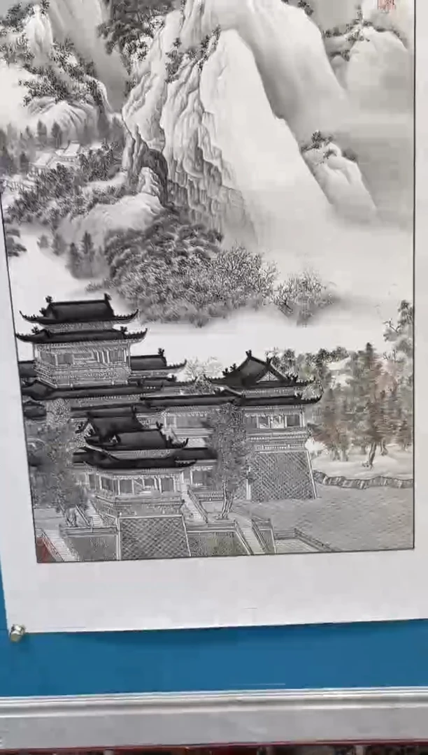 国画闪电购刘武绘画33