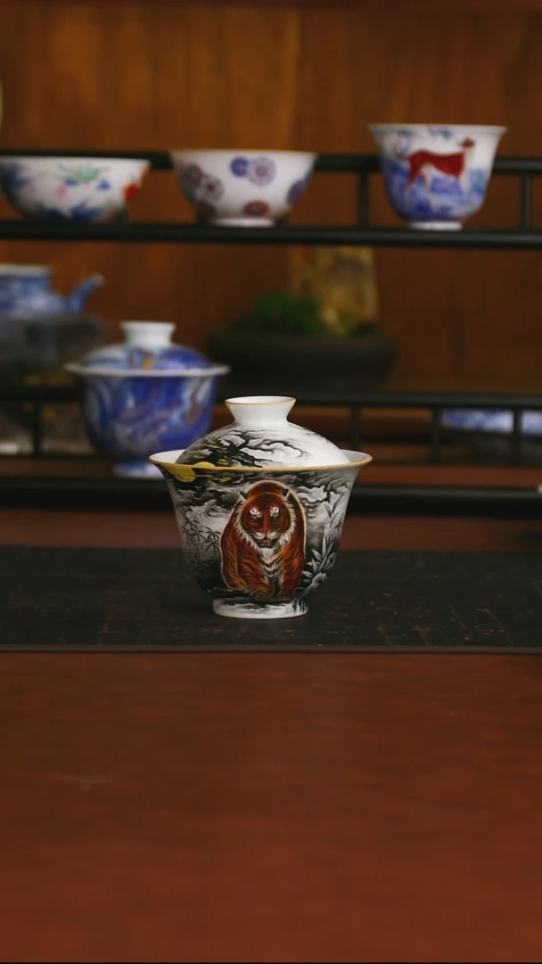 景德镇手工手绘的33