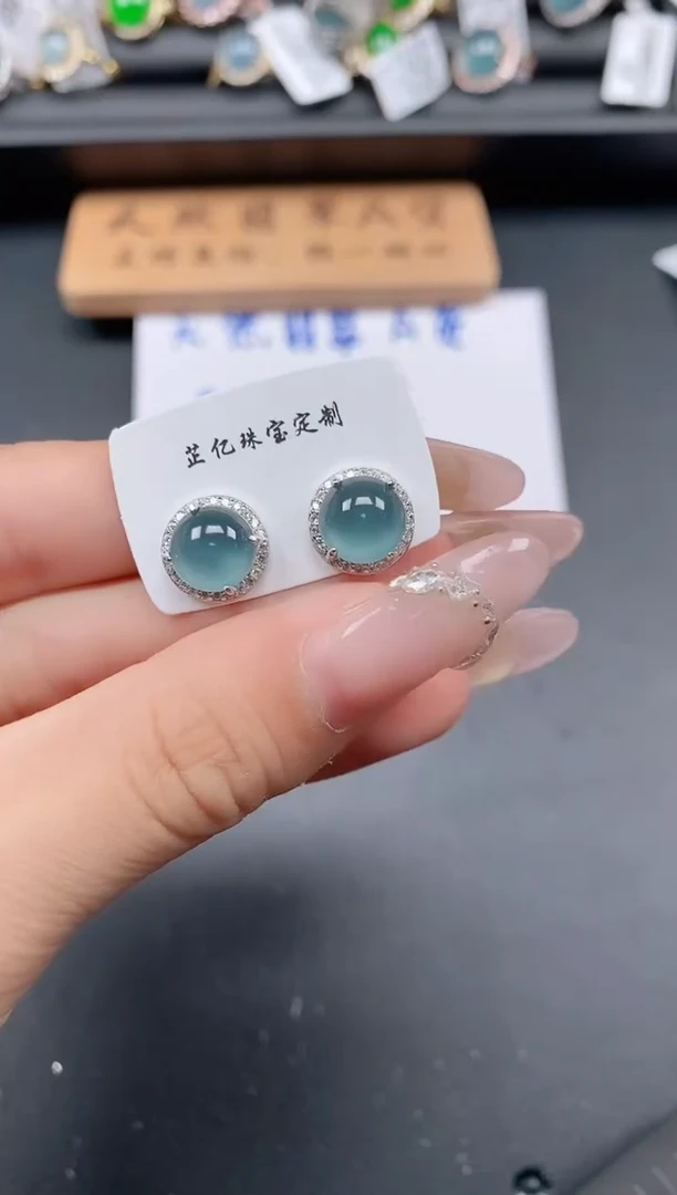 银S925镶嵌戒指翡翠1111111