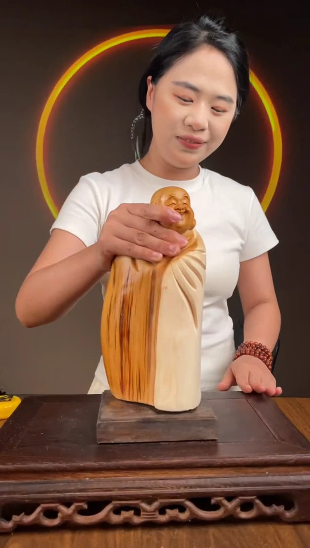 柏木（崖柏）手工摆件,先抢先得! 编号:55