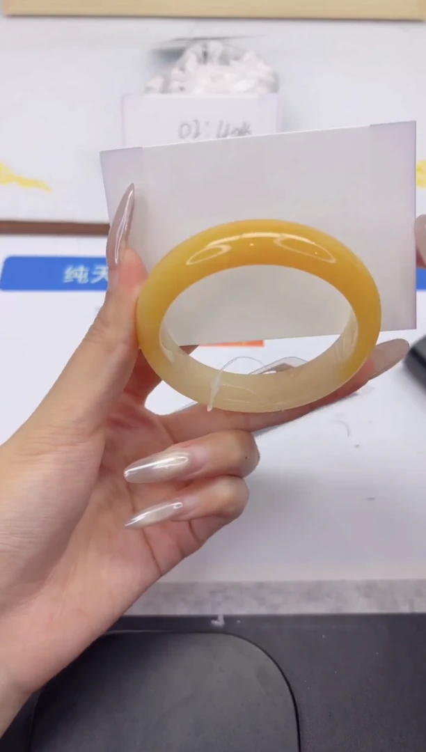 未镶嵌手镯石英质玉L100-54.6