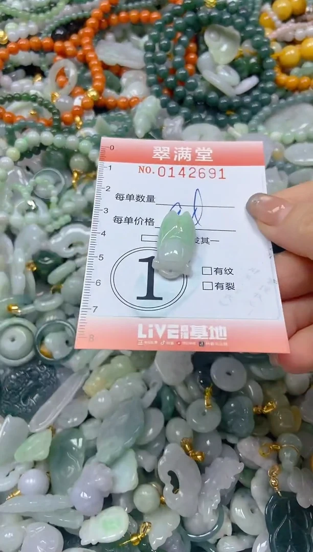 翡翠未镶嵌颈饰闪购0142691
