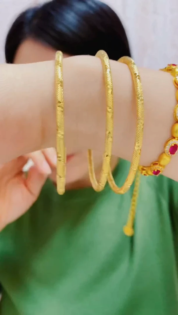 合金无034素圈手镯