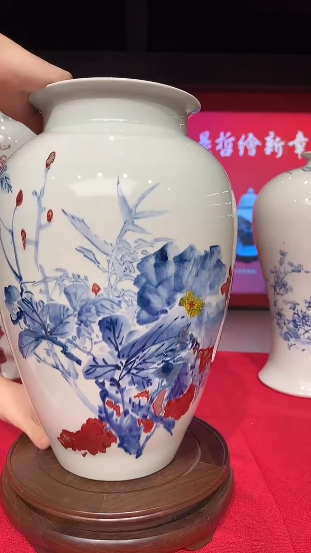 其他崔景哲-瓷盘-B中-富贵平安