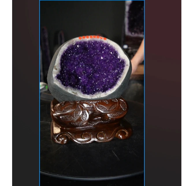 水晶一天然家具摆件*37*29*24