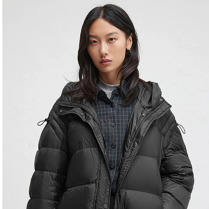 播24新款羽绒服户外休闲连帽防风保暖秋冬DDR4RD5081