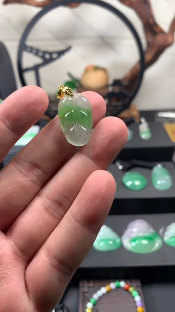 颈饰未镶嵌翡翠所见即所得，一图一物