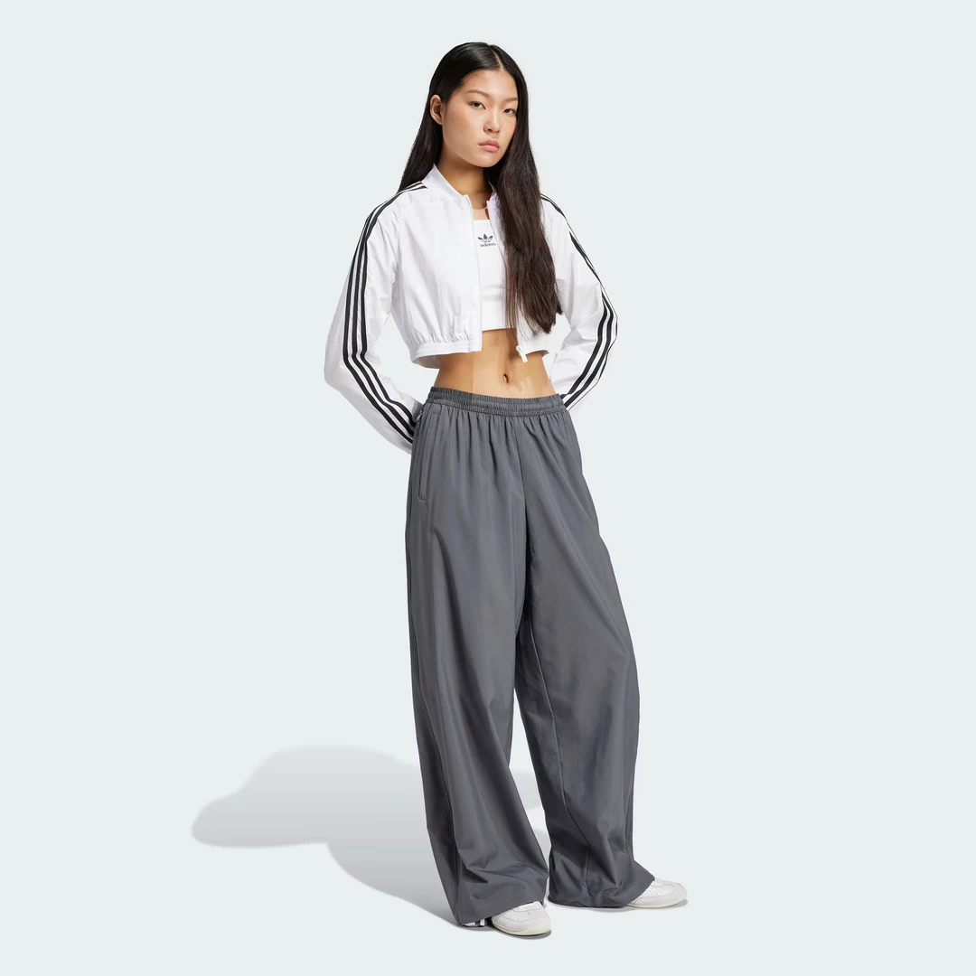 【滔搏联动】Adidas阿迪达斯WOVEN TP 宽松梭织运动裤JY8880