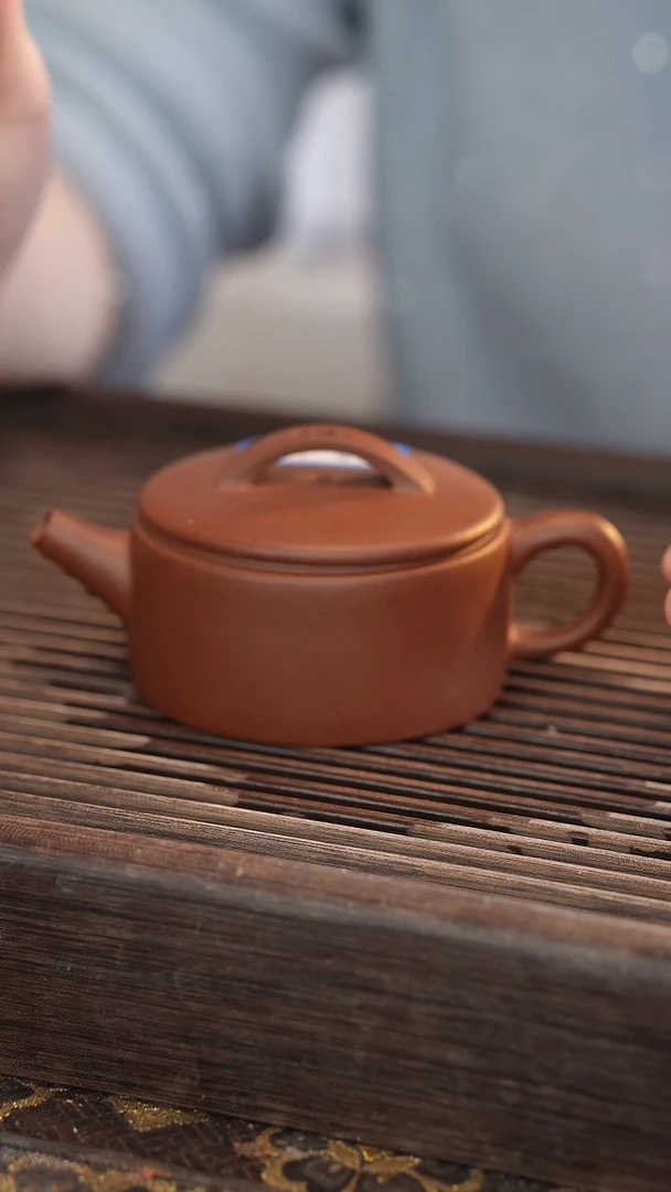 茶壶紫砂【口沿磕碰 盖子 磕碰 宽口 】汉瓦