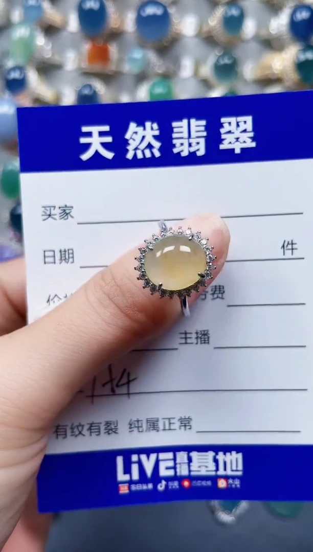 颈饰银S925镶嵌翡翠154