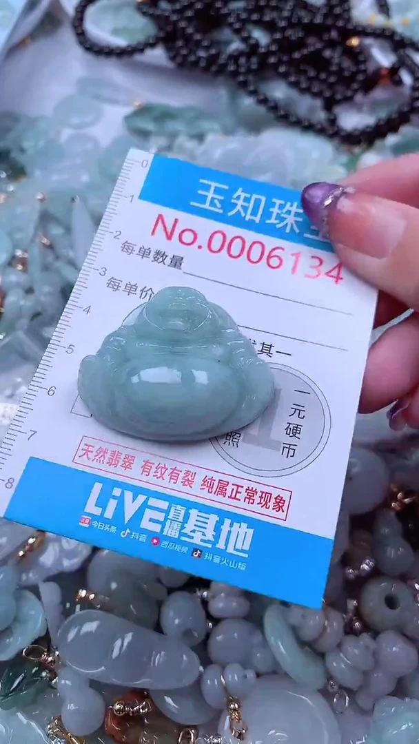 翡翠未镶嵌吊坠(不含链)6134