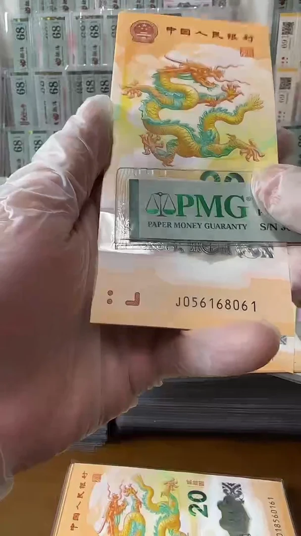 塑料056168061龙钞标十包PMG
