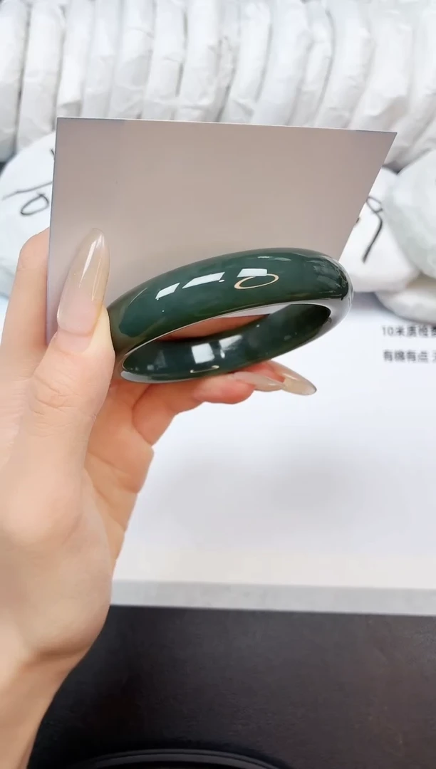 和田玉手镯未镶嵌4K146-57