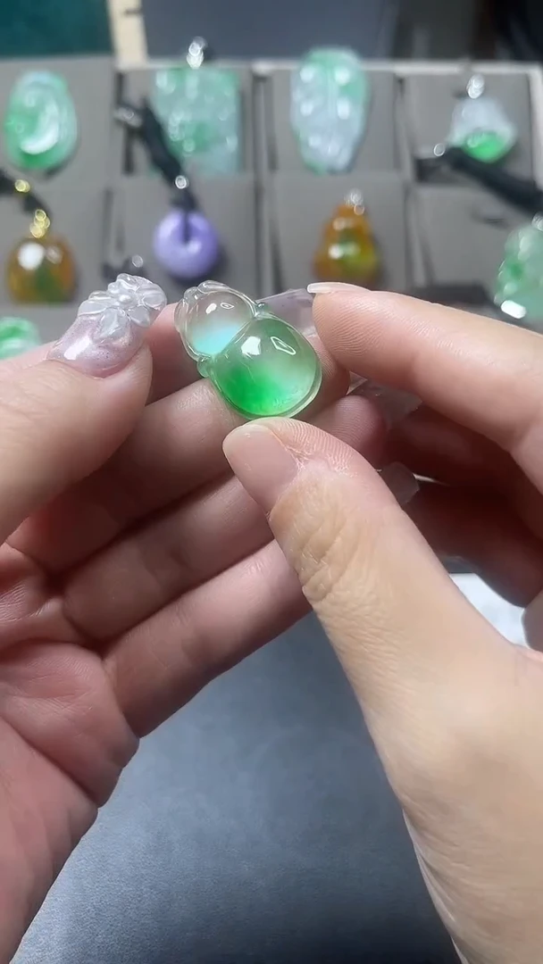 颈饰未镶嵌翡翠  所见即所得 一图一物