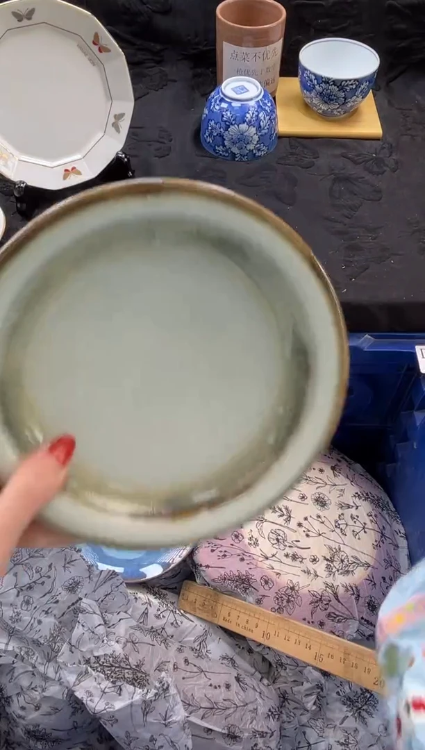 瓷片花*       D056