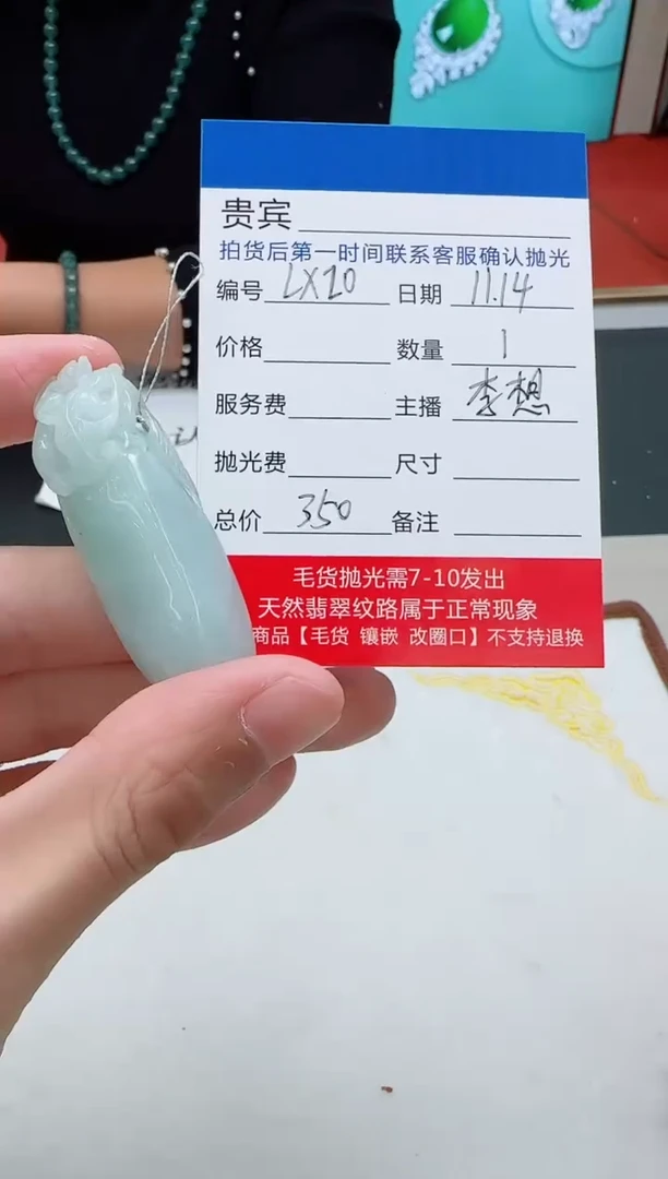 未镶嵌定制翡翠LX20翡翠吊坠-多样性发其一