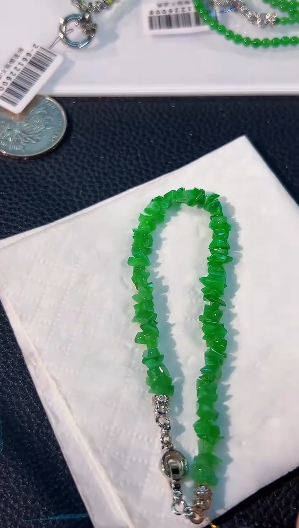 颈饰未镶嵌翡翠 缅料A货/支持复检/一件