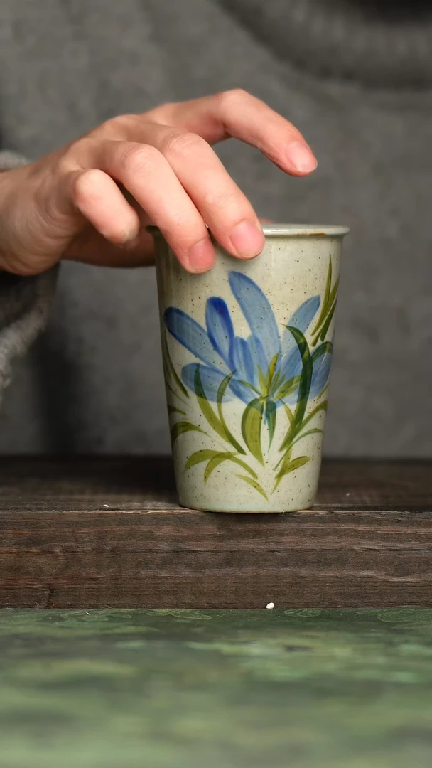 【闪购商品】杯青诗手工手绘瓷器