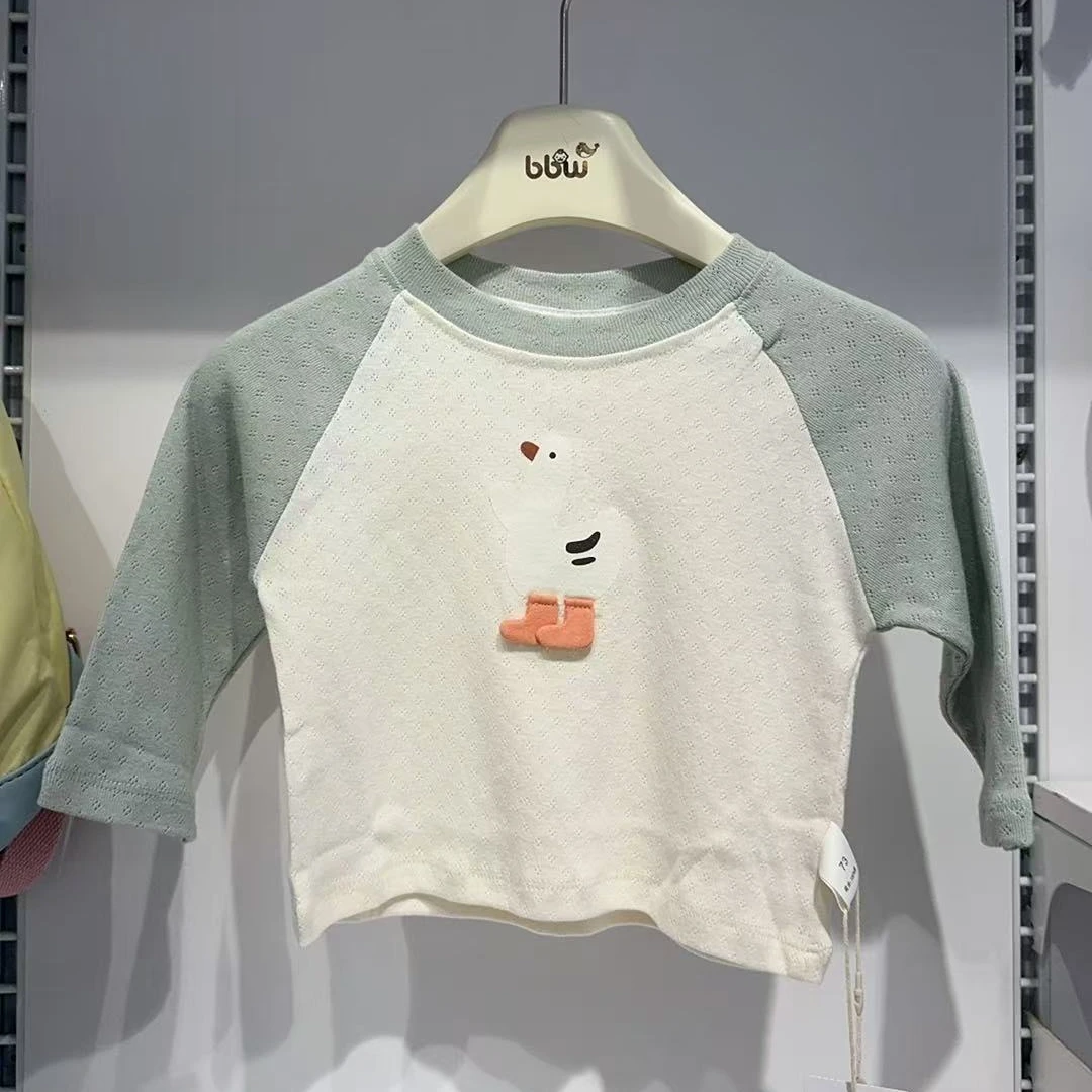 20117-可爱鸭鸭儿童打底衫