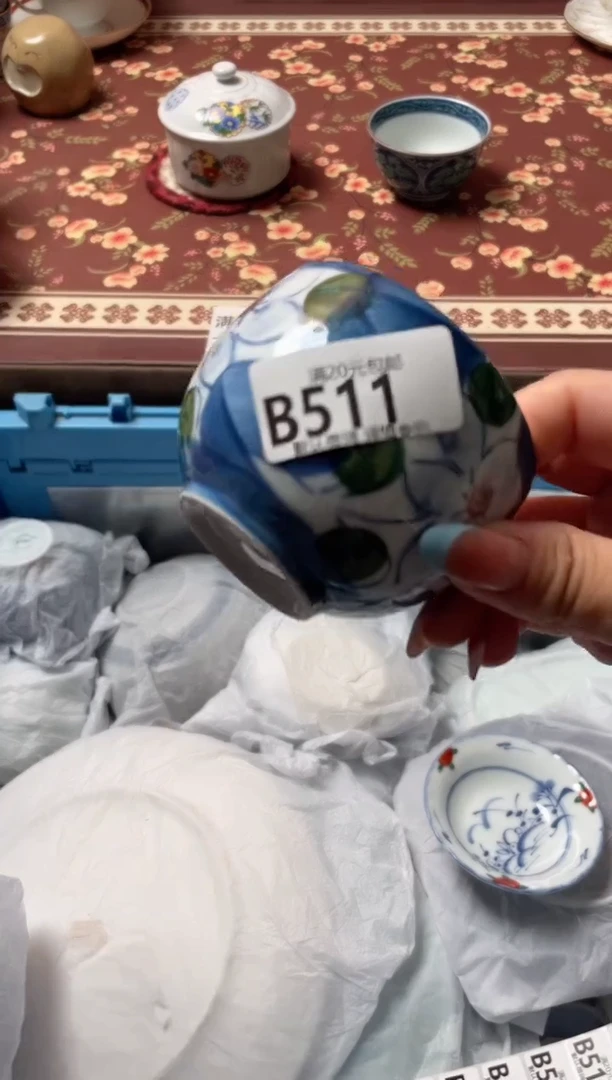 瓷片楼**白瓷器瓷器B511