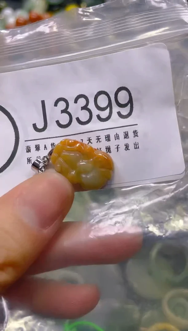 翡翠未镶嵌颈饰/J/翡翠A货一图一物