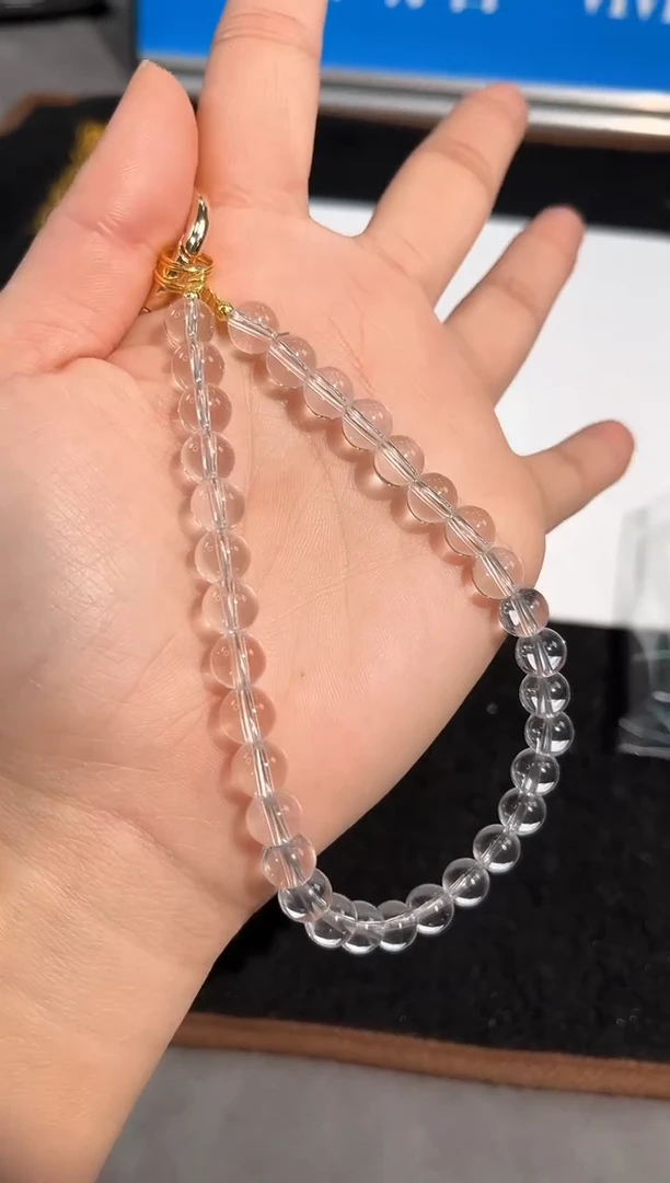 【闪购商品】水晶手链未镶嵌白水晶手机挂