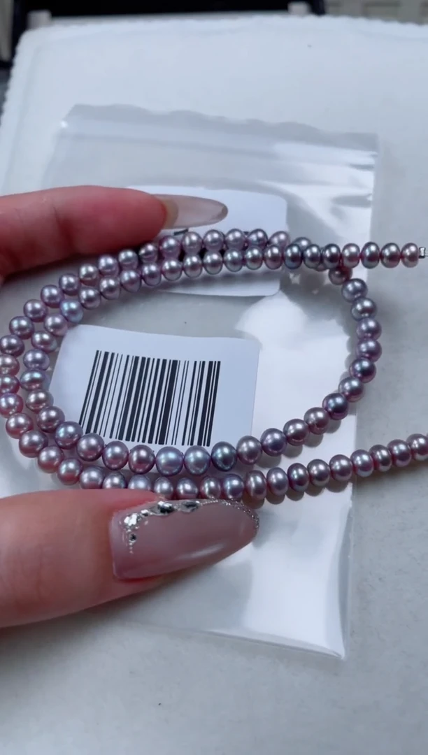 银S925镶嵌淡水珍珠项链X183