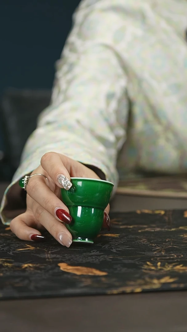 【闪购商品】瓷唐里郎窑绿小单杯