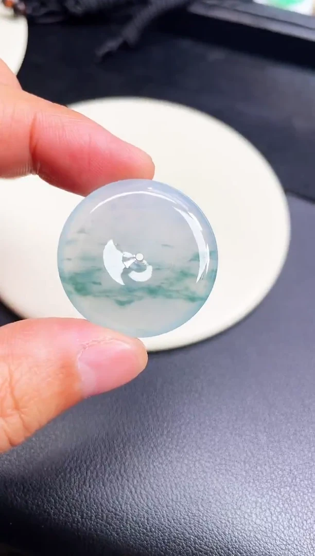 颈饰未镶嵌翡翠【78】平安扣  尺寸 31   5.9mm