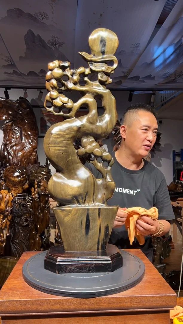 乌木类木质文玩自然摆件
