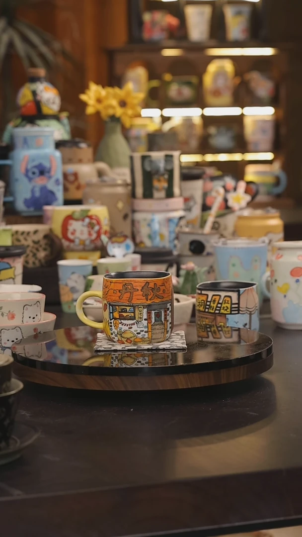 景德镇釉下彩绘设计师款式陶瓷