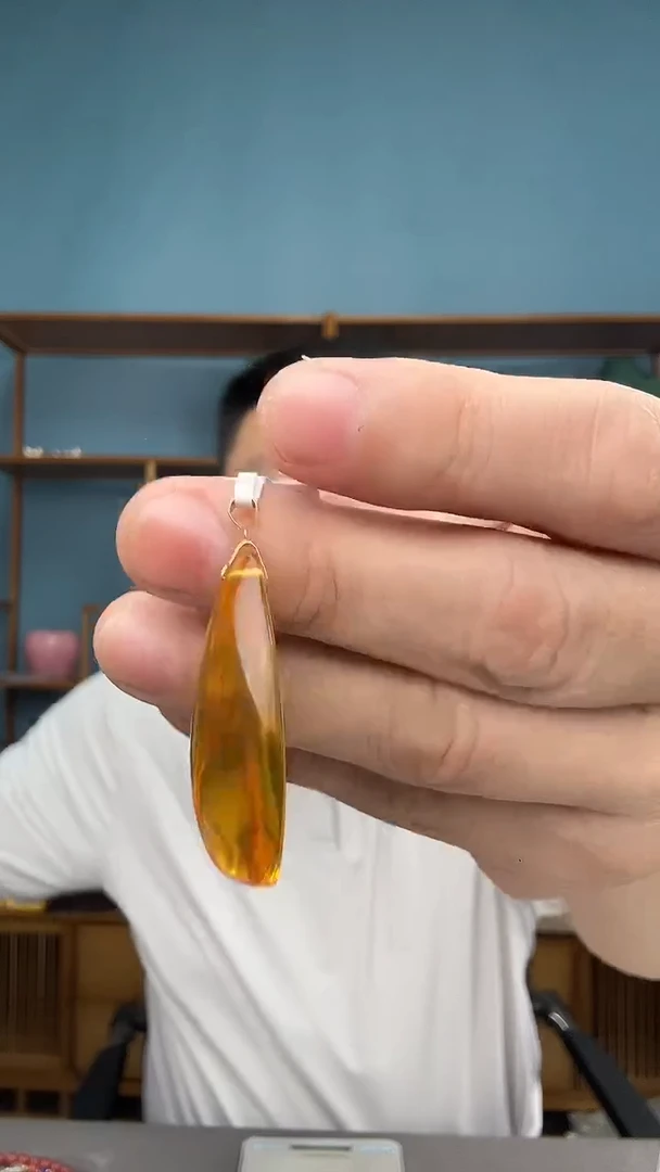 裸石琥珀未镶嵌微瑕介意勿拍41